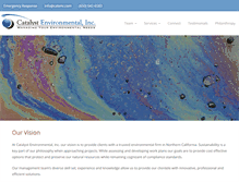 Tablet Screenshot of catenv.com